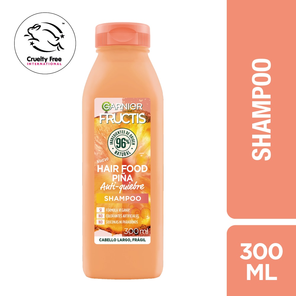 Shampoo hair food piña